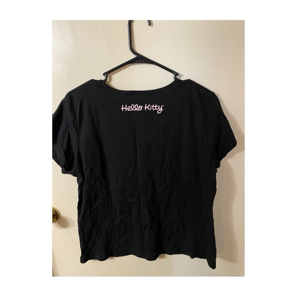 Y2K Sanrio Hello Kitty Studded Glitter T Shirt - Picture 2 of 3